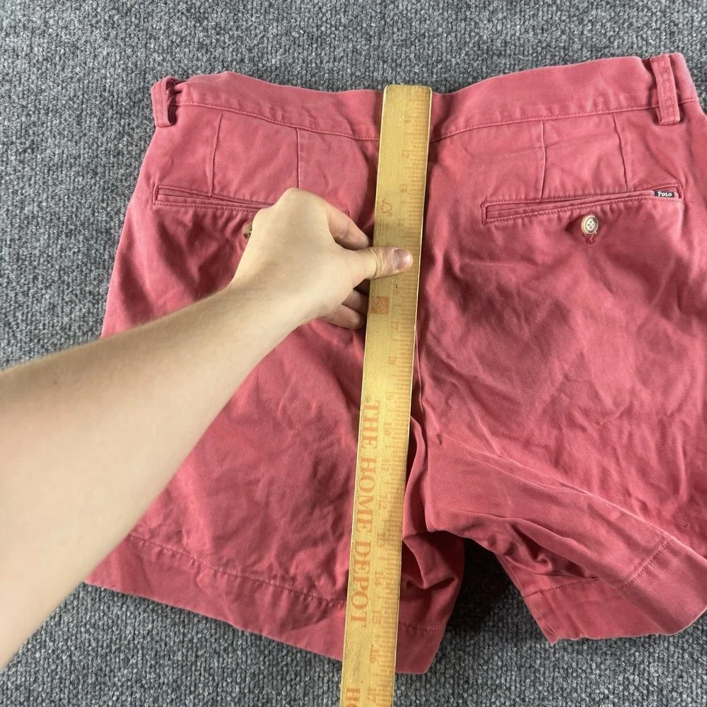 Polo Ralph Lauren Chino Shorts Mens 30 Red Classic Fit 6